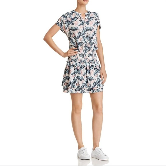 Rails Angelina Palm Print Drop-Waist Dress - Picture 1 of 7
